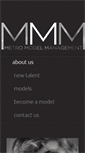 Mobile Screenshot of metromodelmanagementusa.com
